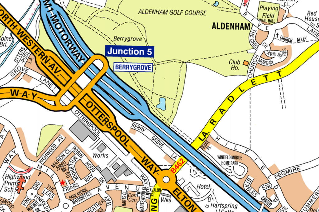 TOPO NEW MCQs MWAY ID JNCT 2 - Aldenham
